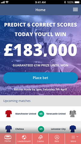 Predict correct scores